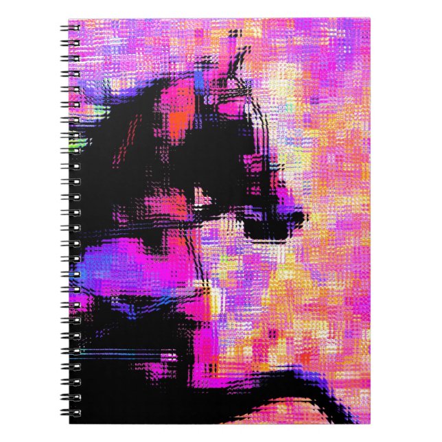 Hackney in Harness Notizblock (Vorderseite)