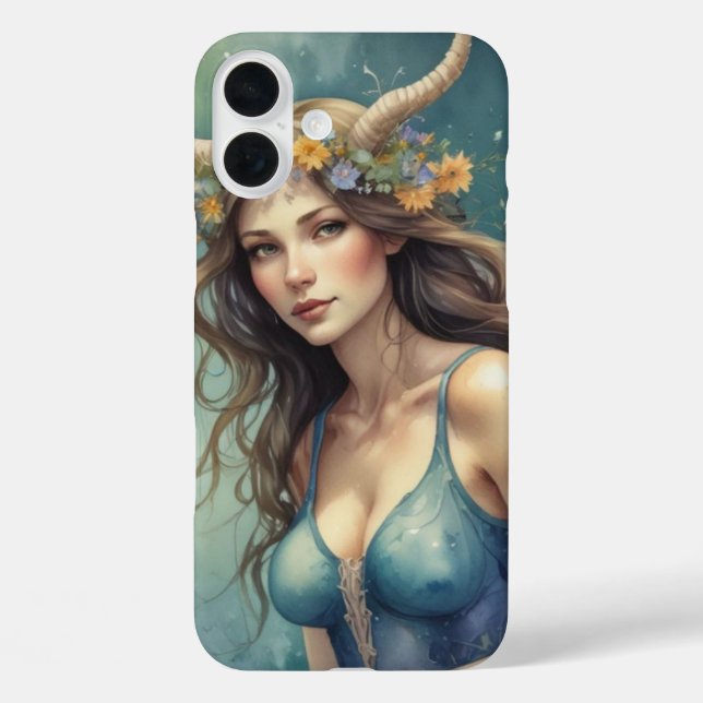 Hada de Capricornio iPhone 16 Plus Hülle (Rückseite)