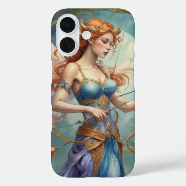 Hada de Sagitario iPhone 16 Hülle (Rückseite)
