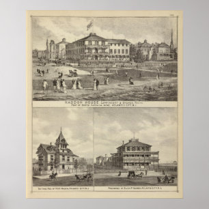 Haddon Haus- und Kaighn- und Rollbahrewohnsitze Poster