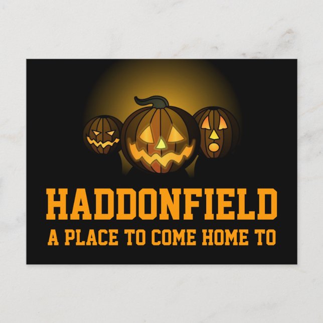 Haddonfield Postkarte (Vorderseite)