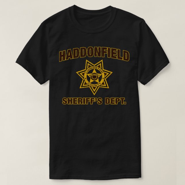Haddonfield Sheriffs Département TShirt (Design devant)