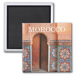 Hader door morocco magnet