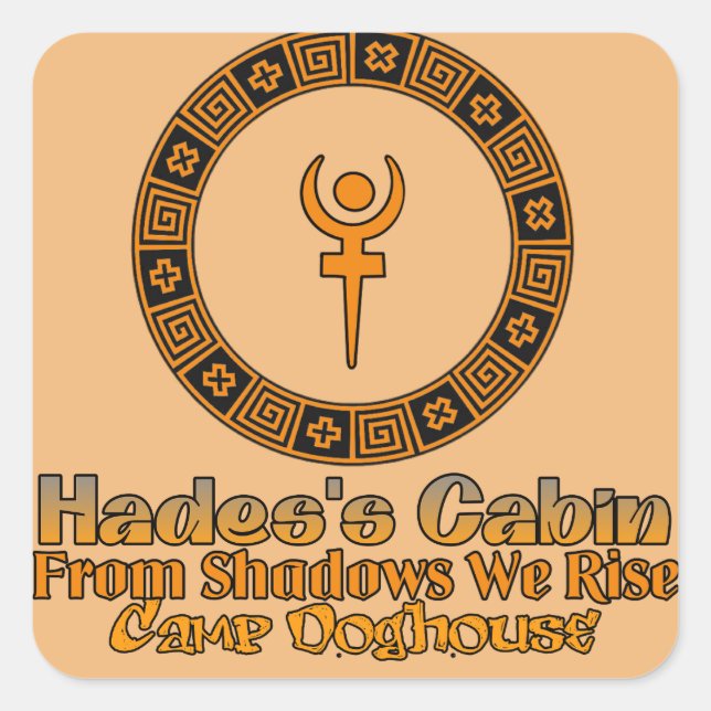 Hades Cabin Sticker (Vorderseite)