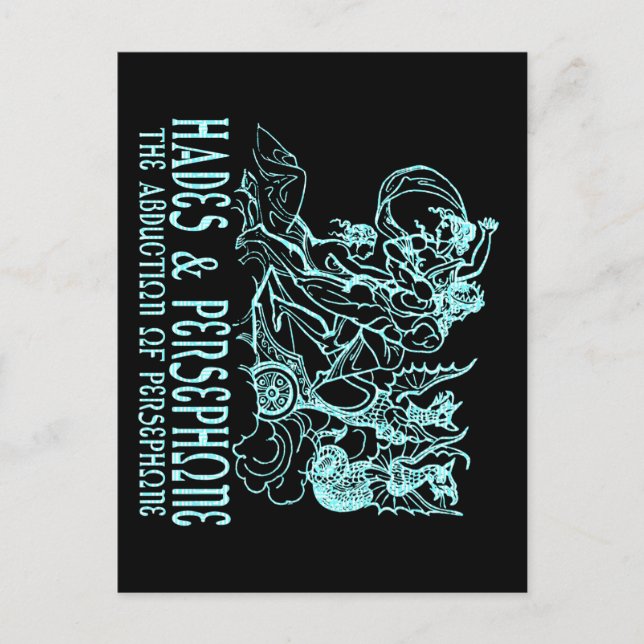 Hades und Persephone Postkarte (Vorderseite)