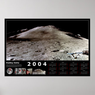 Hadley-Delta-Kalender 2004 Poster