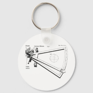 Hadleys Octant Schlüsselanhänger