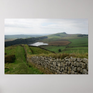 Hadrian-Mauer Poster