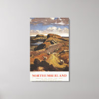 Hadrians Wall and Sheep British Rail Poster