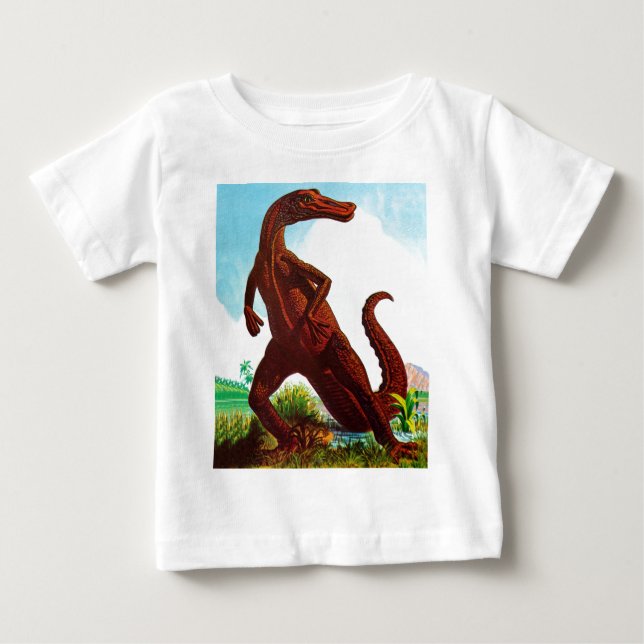 Hadrosaurus-Dinosaurier Baby T-shirt (Vorderseite)