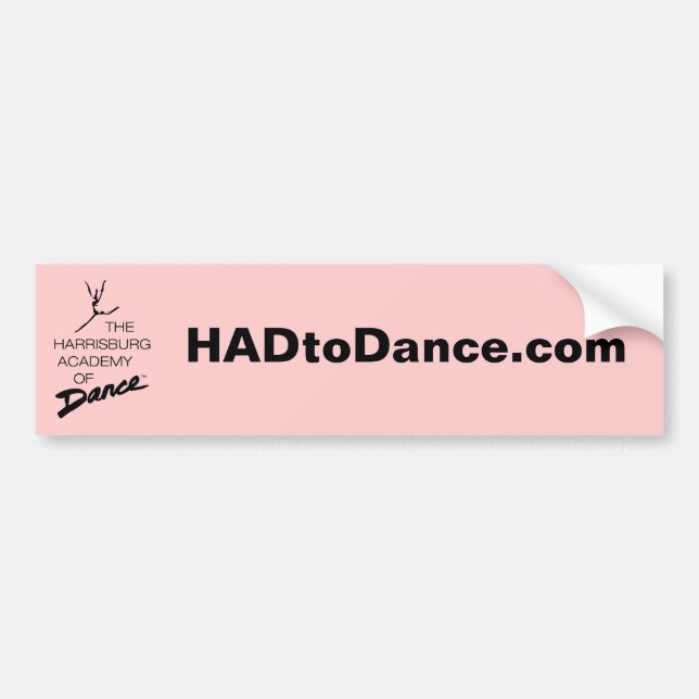 HADtoDance.com-Autoaufkleber Autoaufkleber (Vorne)