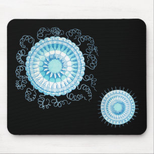 Haeckel Jellyfish Mousepad