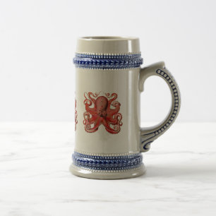 Haeckel Kraken-Rot Bierglas