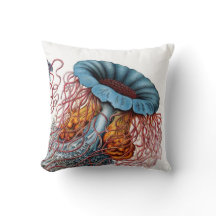 Haeckel Quallen summten herein Kissen laut