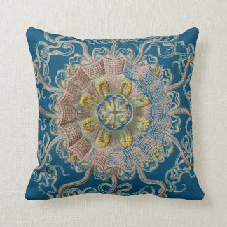 Haeckel Vintage Meereswelt werfen Kissen