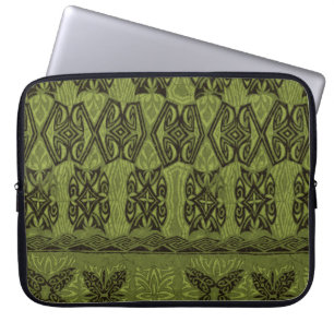 Haena Beach Hawaiian Primitive Neopren Wetsuit Laptopschutzhülle