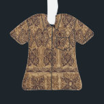 Haena Beach Hawaiian Primitive Tapa Aloha Shirt Ornament<br><div class="desc">Braune Farbe. Alte hawaiianische Tapas sind die Inspiration für dieses primitive Design,  das in den Kulturen von Polynesien und Hawaii verwendet wird. Diese Designs wurden oft auf Aloha-Shirts und Pareaus für traditionelle Hula-Tänzer gedruckt.  Dieses Design kommt in mehreren Farben.</div>