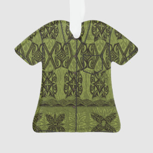 Haena Beach Hawaiianisches primitives Tapa Aloha-S Ornament