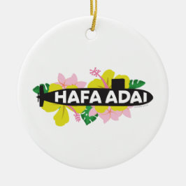 Hafa Adai - U-Boot-Ornament Guam Keramik Ornament
