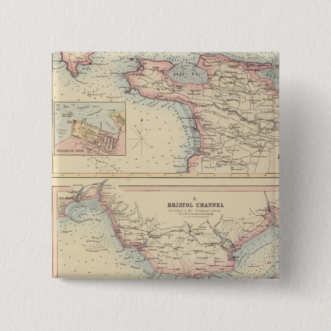 Häfen an der Südküste Englands 2 Button (Vorderseite)