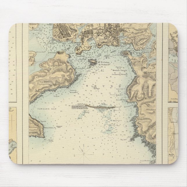 Häfen an der Südküste Englands Mousepad (Vorne)
