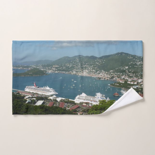 Hafen auf den St. Thomas-Inseln der US-Jungfrau Handtuch (Handtuch)