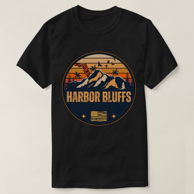 Hafen Bluffs, Florida T-Shirt (Design vorne)