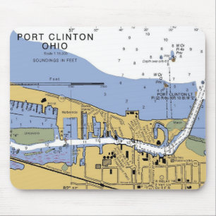 Hafen Clinton, Seediagramm Mousepad OH- Erie