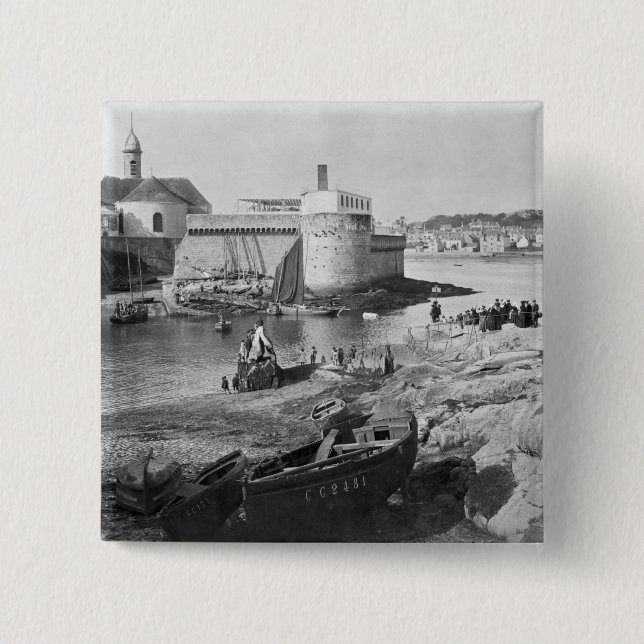 Hafen, Concarneau Button (Vorderseite)