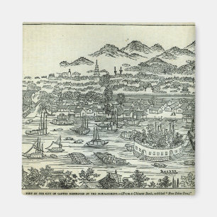 Hafen der Stadt des Bezirks Magnet