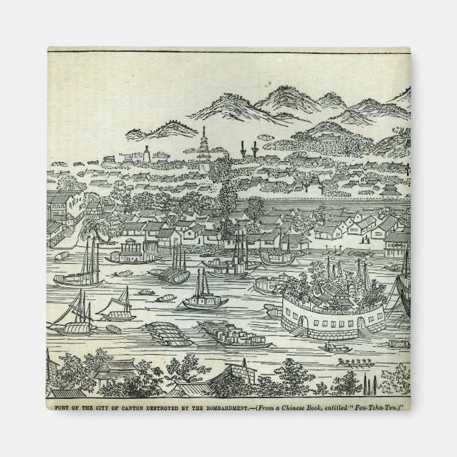 Hafen der Stadt Kanton Magnet (Vorne)