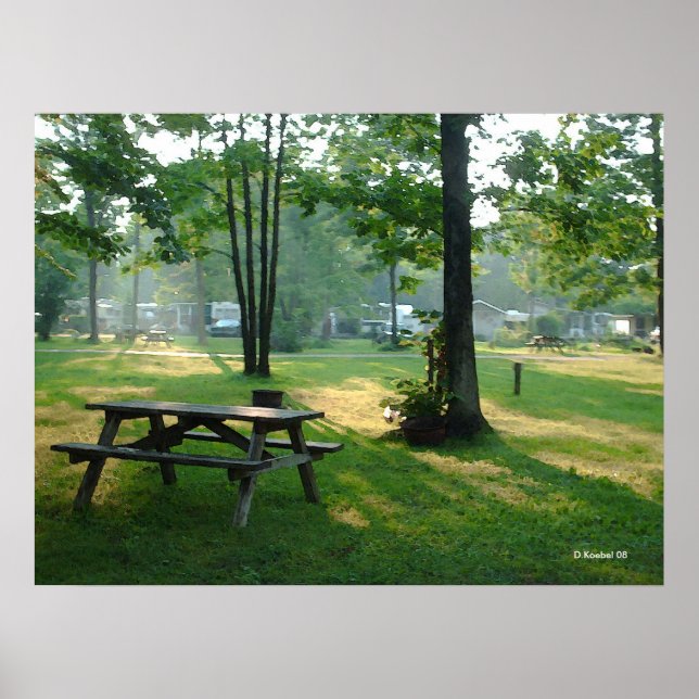 Hafen Elgin Picknick Poster (Vorne)