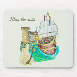 Hafen Galleon Mousepad