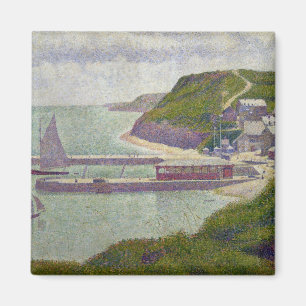 Hafen Georges Pierre Seurat an Hafen-en-Bessin Magnet