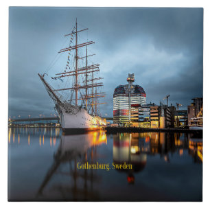 Hafen Göteborg, Schweden Fliese