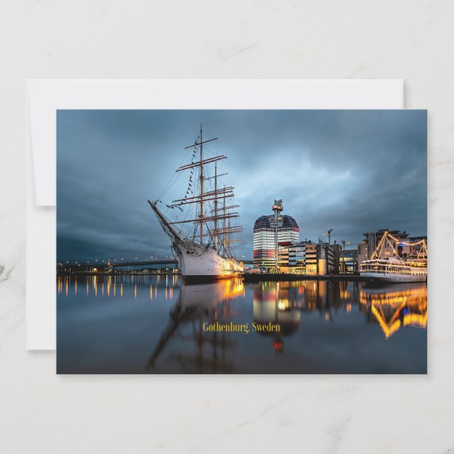 Hafen Göteborg, Schweden Karte (Vorderseite)