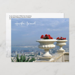 Hafen Haifa, Israel - Postkarte