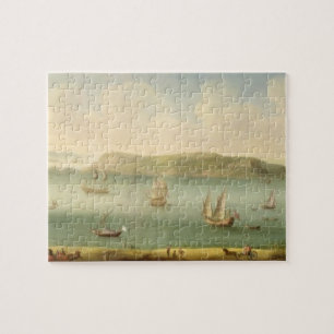 Hafen Mahon, Minorca, 1730's (Öl auf Leinwand)