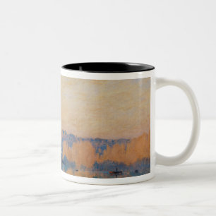 Hafen-Mergeliges, weißes Frost, 1872 Zweifarbige Tasse