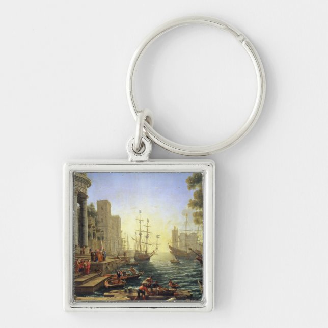 Hafen mit der Einschiffung von St. Ursula Schlüsselanhänger (Vorne)