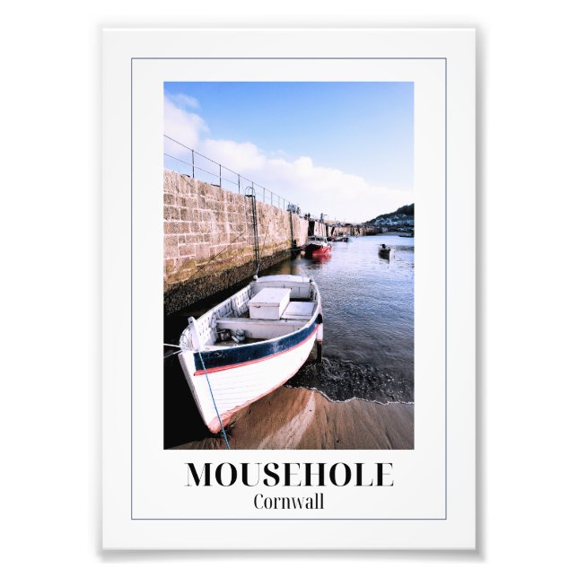 Hafen Mousehole, Cornwall Fotodruck (Vorne)