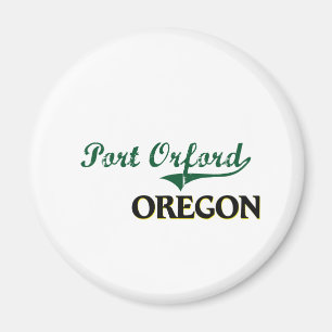 Hafen Orford Oregon klassischer Entwurf Magnet