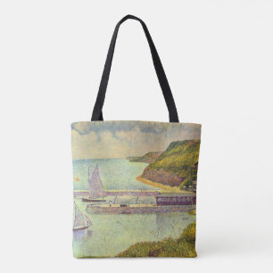 Hafen Port-en-Bessin Hochtide von Georges Seurat Tasche