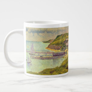 Hafen Port-en-Bessin Hochwasser von Georges Seurat Jumbo-Tasse