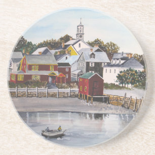 Hafen Portsmouth, New Hampshire Sandstein Untersetzer