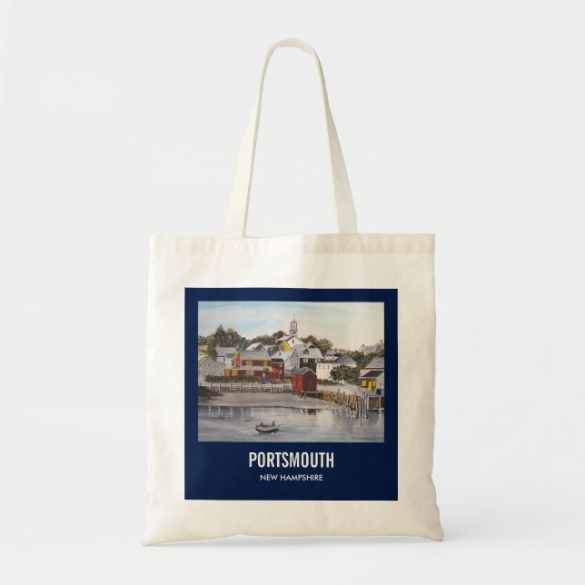 Hafen Portsmouth, New Hampshire Tragetasche (Vorne)