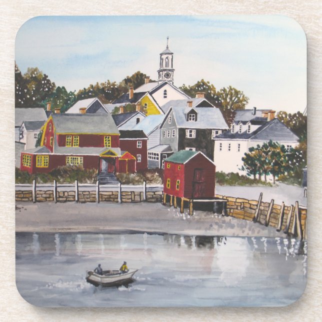 Hafen Portsmouth, New Hampshire Untersetzer (Vorderseite)