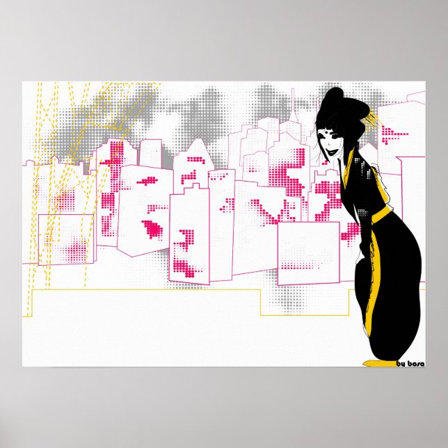 Hafen Queensboro Poster (Vorne)