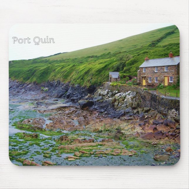Hafen Quin Cornwall England Poldark Standort Mousepad (Vorne)