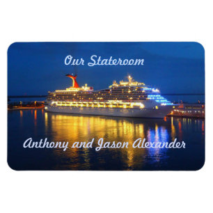 Hafen-Reflexionen Hzt Stateroom Tür-Markierung Magnet